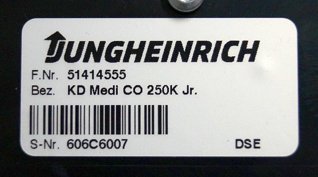 Jungheinrich 51414555 | Display KD MEDI CO 250K Jr DSE sn. 606C6007 - Komandna tabla za Oprema za rukovanje materijalima: slika 3 Jungheinrich 51414555 | Display KD MEDI CO 250K Jr DSE sn. 606C6007 - Komandna tabla za Oprema za rukovanje materijalima: slika 3
