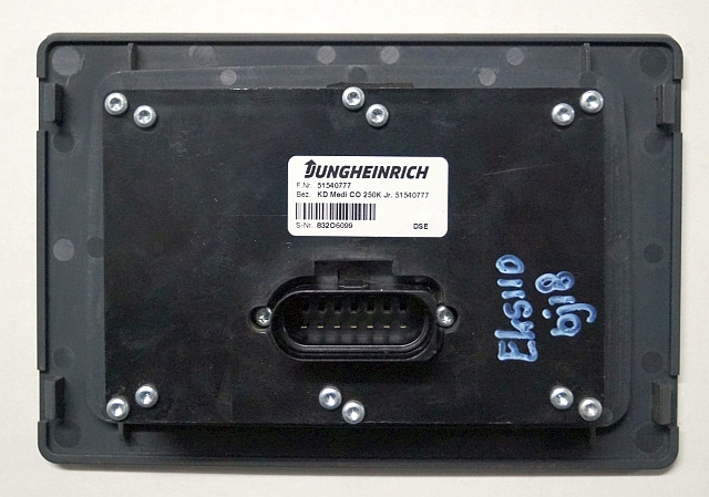 Jungheinrich 51540777 | Display KD MEDI CO 250K Jr from EKS110 2018 sn. 832O6099 - Komandna tabla za Oprema za rukovanje materijalima: slika 2 Jungheinrich 51540777 | Display KD MEDI CO 250K Jr from EKS110 2018 sn. 832O6099 - Komandna tabla za Oprema za rukovanje materijalima: slika 2