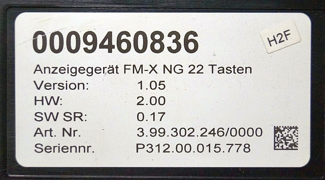 Still 0009460836 | Display V1.05 HW 2.00 Sw. 0.17 from Still FMX14N year 2018 - Komandna tabla za Oprema za rukovanje materijalima: slika 3 Still 0009460836 | Display V1.05 HW 2.00 Sw. 0.17 from Still FMX14N year 2018 - Komandna tabla za Oprema za rukovanje materijalima: slika 3
