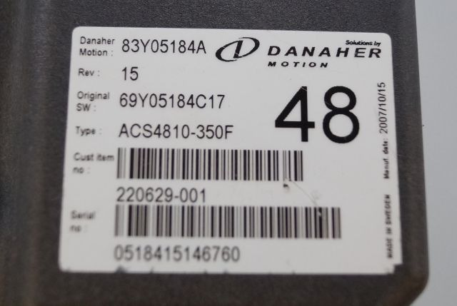 Toyota/BT 220629-001 | Danaher motion AC Superdrive motor controller 83Y05184A A - Upravljačka jedinica za Oprema za rukovanje materijalima: slika 2 Toyota/BT 220629-001 | Danaher motion AC Superdrive motor controller 83Y05184A A - Upravljačka jedinica za Oprema za rukovanje materijalima: slika 2