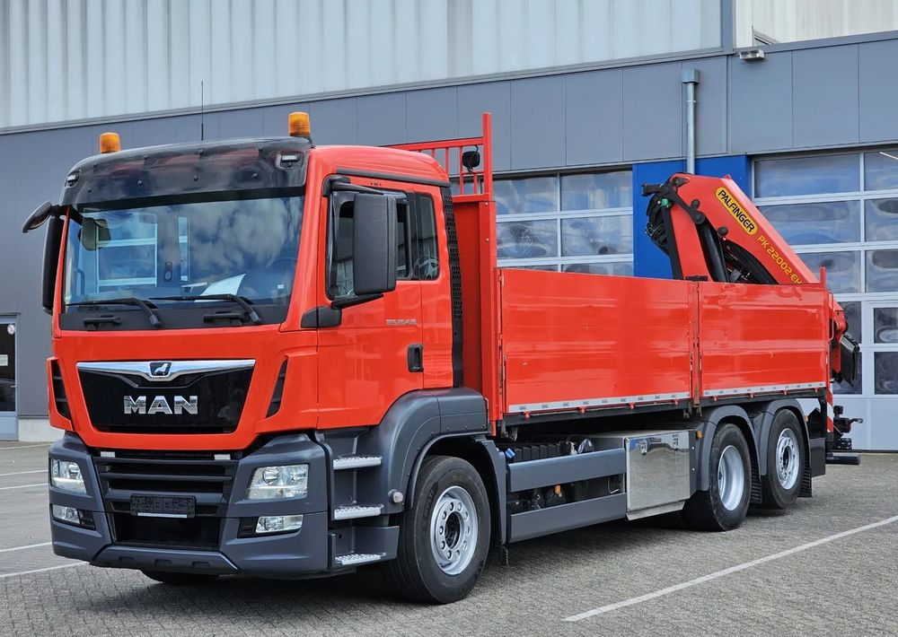 MAN MAN TGS 26.430 | Skrzynia + HDS Palfinger PK 22002 |6-krotne hydrauliczne przedłużenia | PILOT | Pneumatyka | - Kamion sa tovarnim sandukom, Kamion sa dizalicom: slika 1 MAN MAN TGS 26.430 | Skrzynia + HDS Palfinger PK 22002 |6-krotne hydrauliczne przedłużenia | PILOT | Pneumatyka | - Kamion sa tovarnim sandukom, Kamion sa dizalicom: slika 1