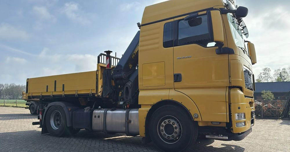 MAN TGX 18.540/4X2 • KRAN HDS PALFINGER PK24001-K • 3-stronna Wywrotka MEILLER • Automat • EURO 5 - Istovarivač, Kamion sa dizalicom: slika 1 MAN TGX 18.540/4X2 • KRAN HDS PALFINGER PK24001-K • 3-stronna Wywrotka MEILLER • Automat • EURO 5 - Istovarivač, Kamion sa dizalicom: slika 1