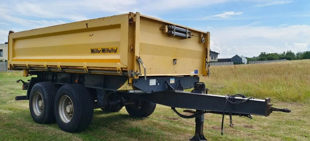 Miller Przyczepa Tandem R180 | Kipper Wywrotka trójstronna | Bordmatik- Manual | Zawieszenie pneumatyczne | Oś podnoszona|Stan idealny | - Prikolica istovarivača: slika 1 Miller Przyczepa Tandem R180 | Kipper Wywrotka trójstronna | Bordmatik- Manual | Zawieszenie pneumatyczne | Oś podnoszona|Stan idealny | - Prikolica istovarivača: slika 1