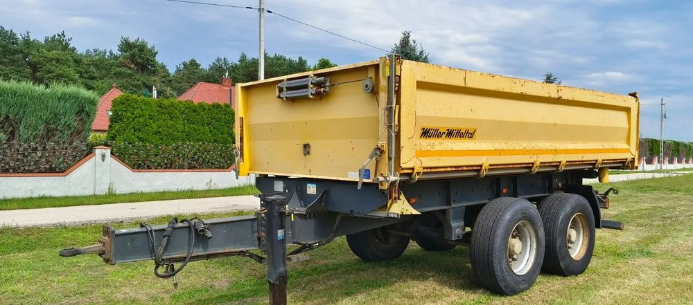 Miller Przyczepa Tandem R180 | Kipper Wywrotka trójstronna | Bordmatik- Manual | Zawieszenie pneumatyczne | Oś podnoszona|Stan idealny | - Prikolica istovarivača: slika 2 Miller Przyczepa Tandem R180 | Kipper Wywrotka trójstronna | Bordmatik- Manual | Zawieszenie pneumatyczne | Oś podnoszona|Stan idealny | - Prikolica istovarivača: slika 2