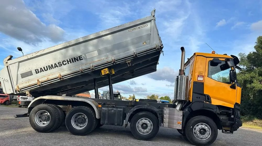 Renault K 440 8x4 • Bordmatik • Klima •  Meiller • Euro 6 • 3-stronna wywrotka • 299 000 km - Istovarivač: slika 2 Renault K 440 8x4 • Bordmatik • Klima •  Meiller • Euro 6 • 3-stronna wywrotka • 299 000 km - Istovarivač: slika 2
