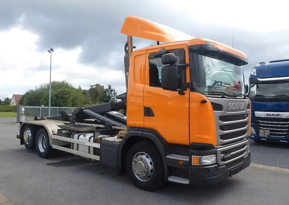 Scania G 450 — Hakowiec / Retarder / Pełna pneumatyka / Skrętna oś / Euro 6/ 6x2 - Kamion sa hidrauličnom kukom: slika 2 Scania G 450 — Hakowiec / Retarder / Pełna pneumatyka / Skrętna oś / Euro 6/ 6x2 - Kamion sa hidrauličnom kukom: slika 2