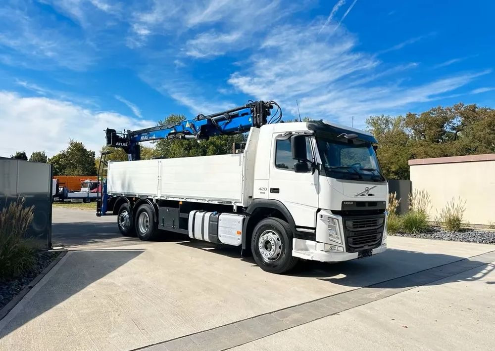Volvo FM420 6x2 z zabudową budowlaną / oś podnoszona i skrętna / HDS Atlas / Euro 6 / 238 000 km - Kamion sa tovarnim sandukom, Kamion sa dizalicom: slika 2 Volvo FM420 6x2 z zabudową budowlaną / oś podnoszona i skrętna / HDS Atlas / Euro 6 / 238 000 km - Kamion sa tovarnim sandukom, Kamion sa dizalicom: slika 2