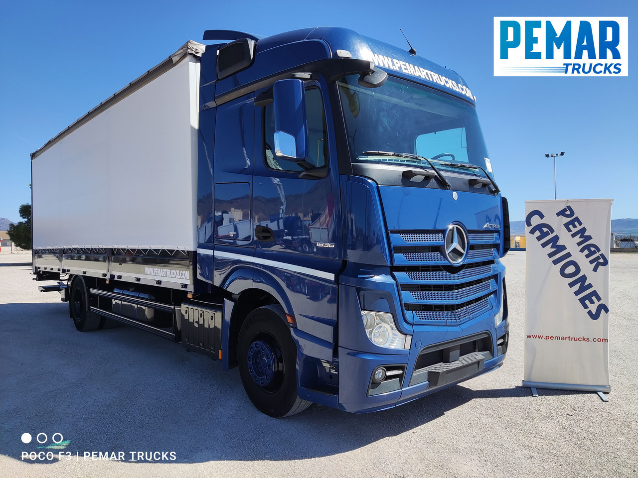 MERCEDES-BENZ ACTROS 1836 SEMITAUTLINER 18T - Kamion sa ceradom: slika 3 MERCEDES-BENZ ACTROS 1836 SEMITAUTLINER 18T - Kamion sa ceradom: slika 3