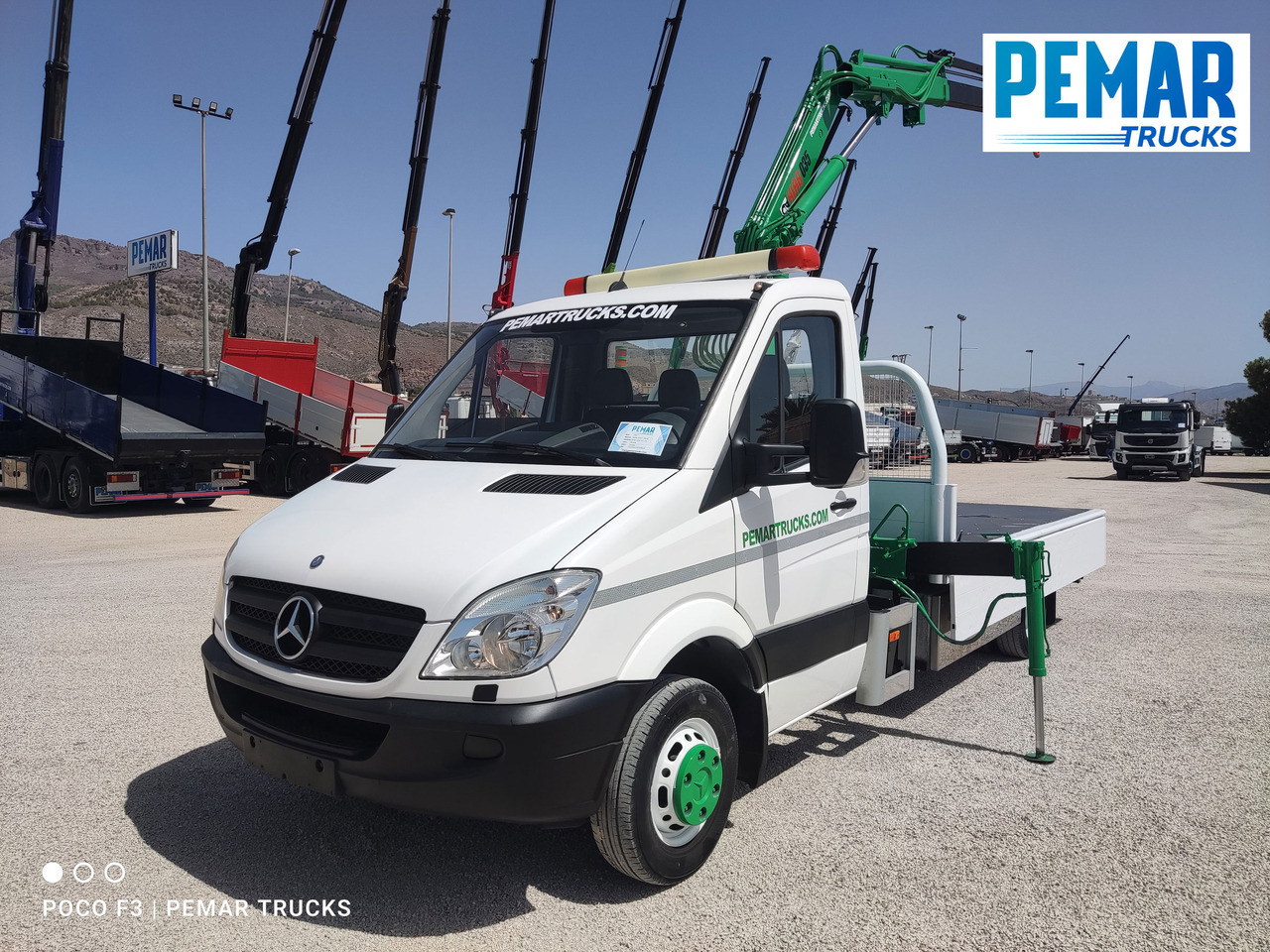 MERCEDES-BENZ SPRINTER 515 CDI GRUA CAJA FIJA 150 CV - Kamion sa tovarnim sandukom, Kamion sa dizalicom: slika 1 MERCEDES-BENZ SPRINTER 515 CDI GRUA CAJA FIJA 150 CV - Kamion sa tovarnim sandukom, Kamion sa dizalicom: slika 1