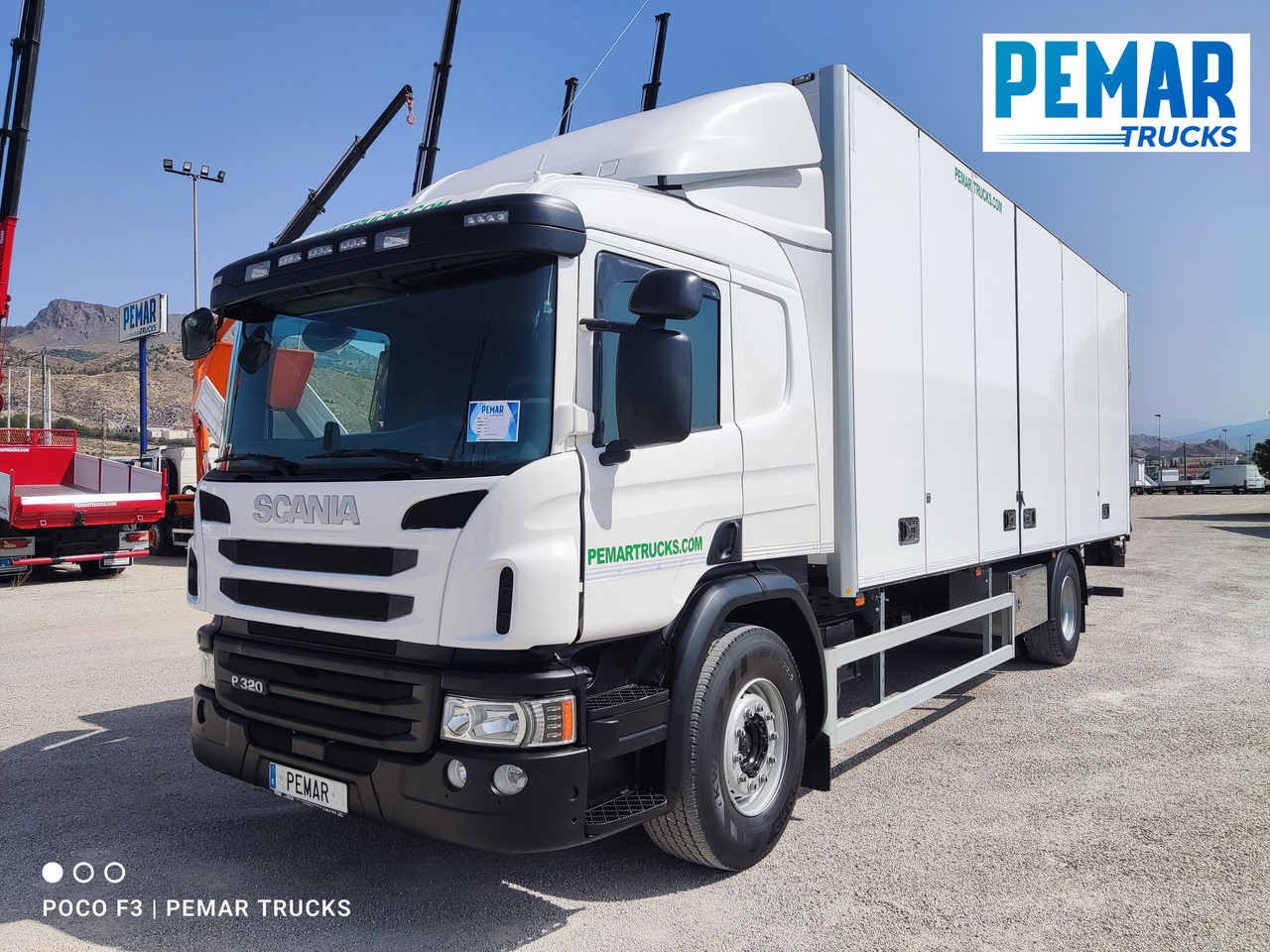 SCANIA P 320 CAJA CERRADA 18T EURO 6 - Kamion sa zatvorenim sandukom: slika 1 SCANIA P 320 CAJA CERRADA 18T EURO 6 - Kamion sa zatvorenim sandukom: slika 1