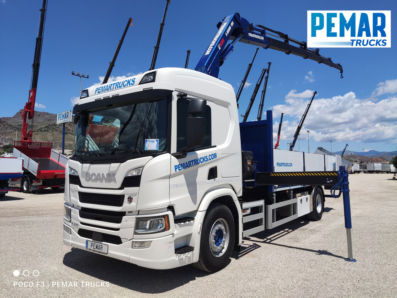 SCANIA P 370 GRUA CAJA FIJA 18T - Kamion sa dizalicom: slika 1 SCANIA P 370 GRUA CAJA FIJA 18T - Kamion sa dizalicom: slika 1