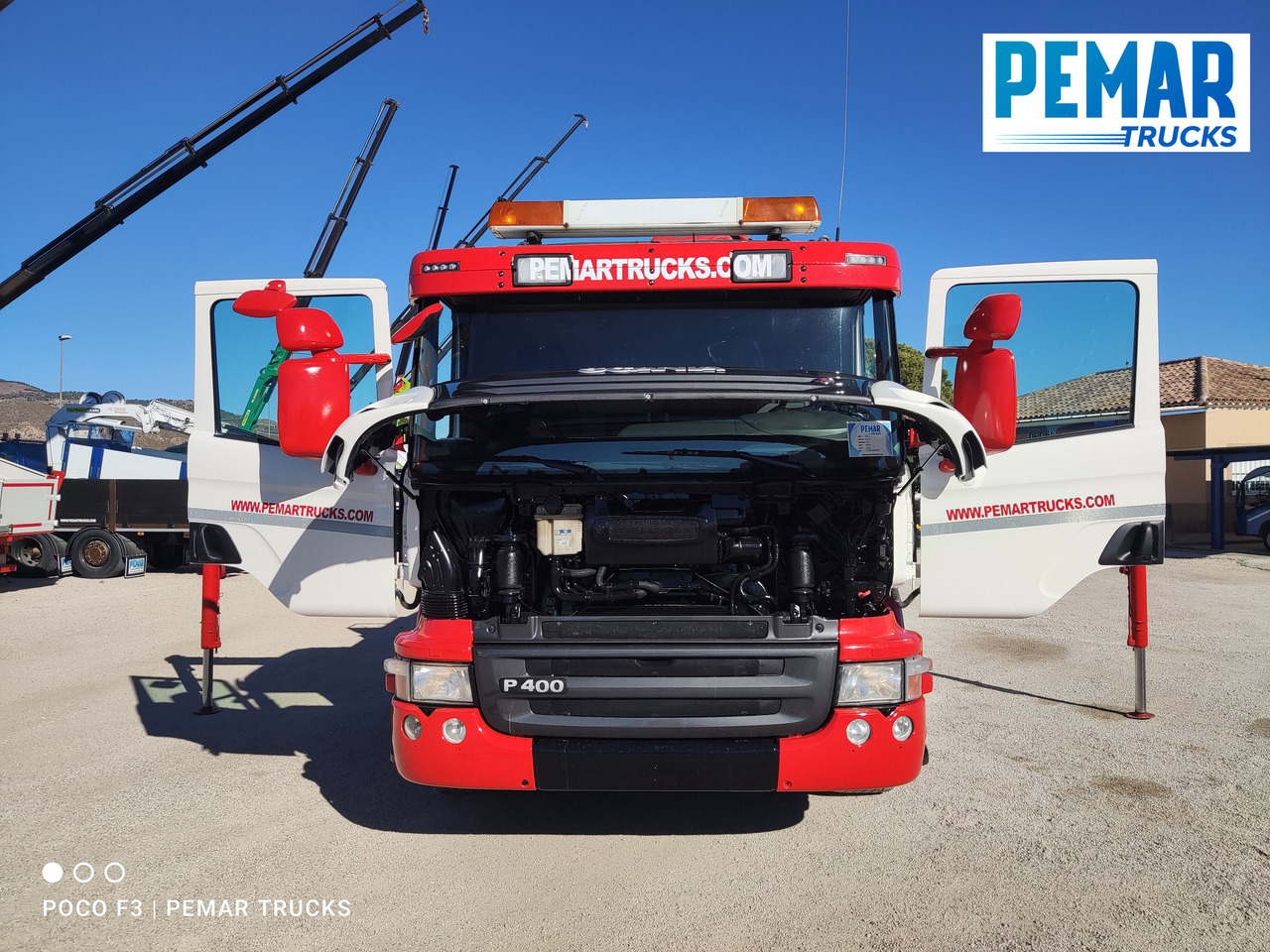 Kamion sa dizalicom SCANIA P 400 6X2 GRUA CAJA FIJA: slika 45
