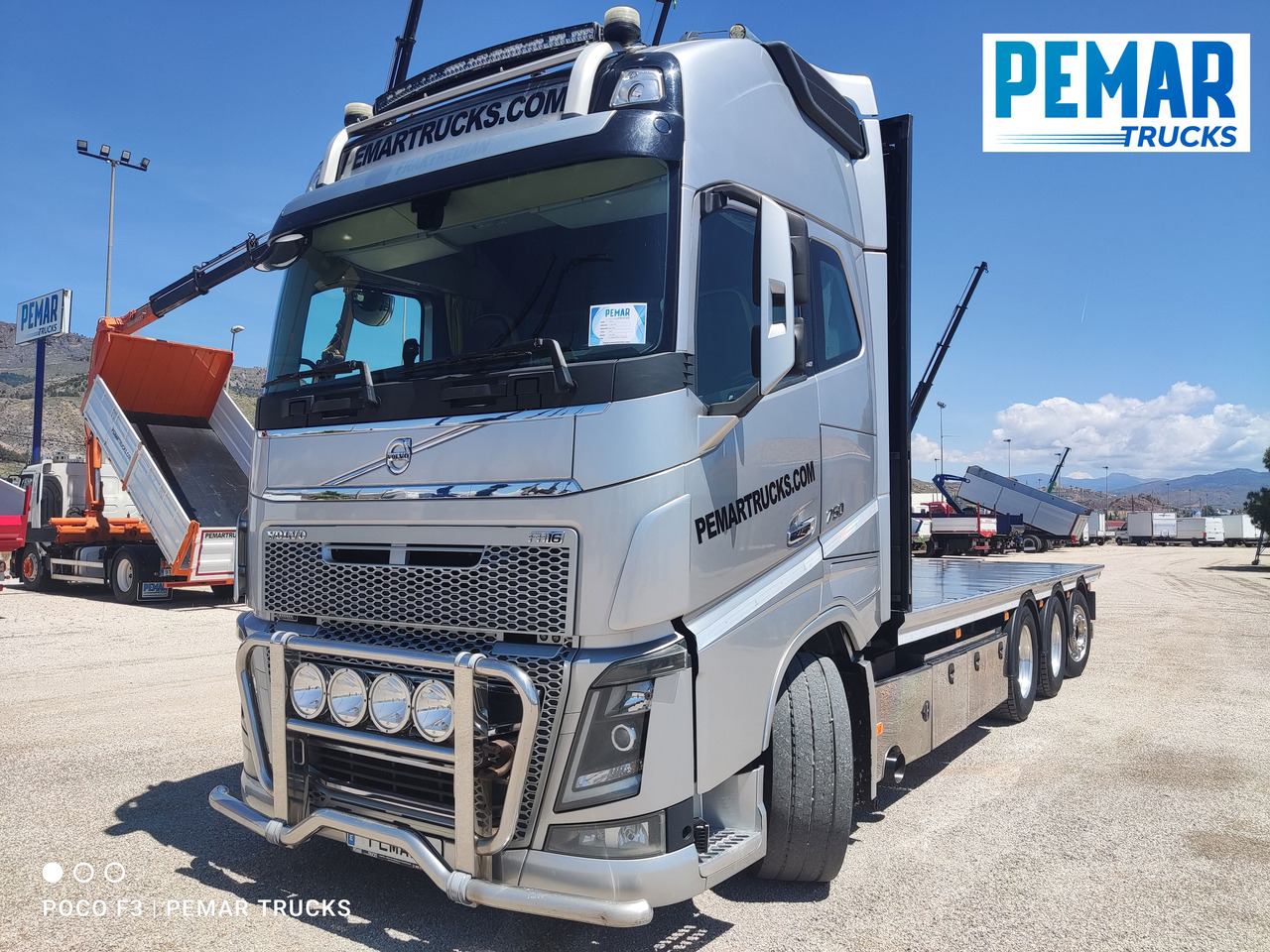 Kamion sa tovarnim sandukom VOLVO FH16 750 8X4 PLATAFORMA CAJA ABIERTA: slika 11
