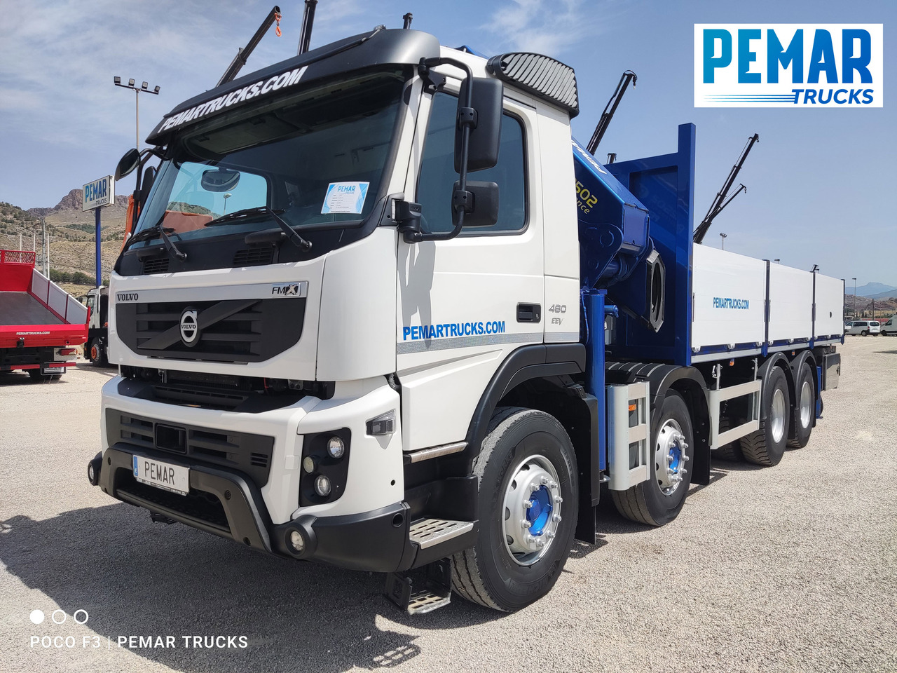 VOLVO FMX 460 8X4 GRUA CAJA FIJA ABIERTA - Kamion sa tovarnim sandukom: slika 2 VOLVO FMX 460 8X4 GRUA CAJA FIJA ABIERTA - Kamion sa tovarnim sandukom: slika 2