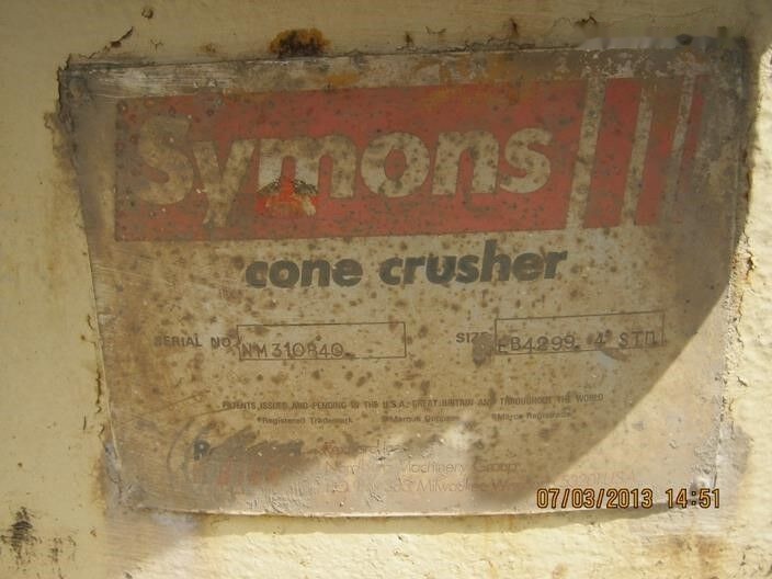 Kinglink SYMONS 4.25 FT Cone Crusher - Konusna drobilica: slika 4 Kinglink SYMONS 4.25 FT Cone Crusher - Konusna drobilica: slika 4