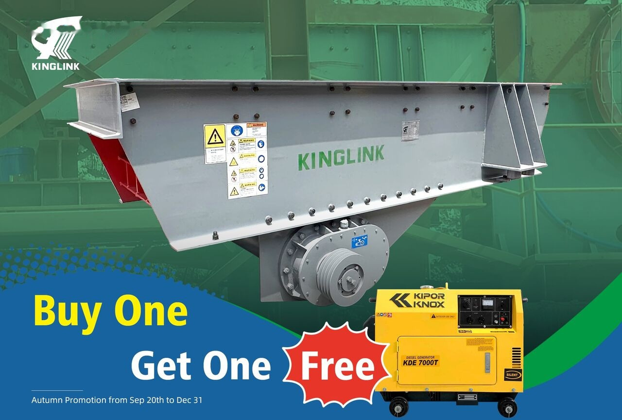 Kinglink Vibrating Grizzly Feeder ZSW380X96 | 150TPH - Rudarska mašina: slika 1 Kinglink Vibrating Grizzly Feeder ZSW380X96 | 150TPH - Rudarska mašina: slika 1