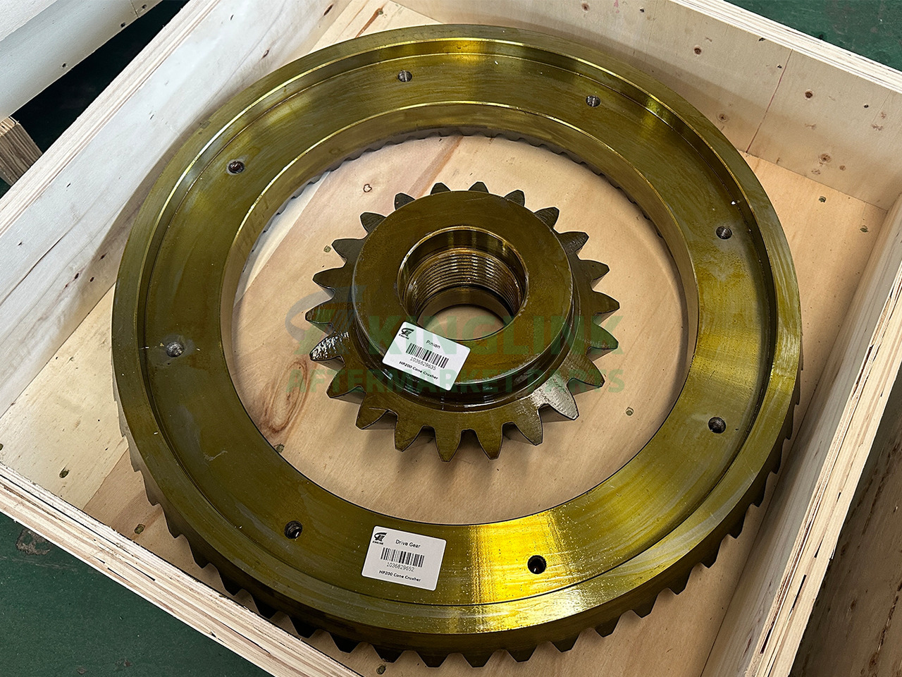 KINGLINK Copper Alloy Drive Gear 1036829652 1036829635 For HP200 Cone Crusher - Rezervni deo za Građevinska mašina: slika 3 KINGLINK Copper Alloy Drive Gear 1036829652 1036829635 For HP200 Cone Crusher - Rezervni deo za Građevinska mašina: slika 3