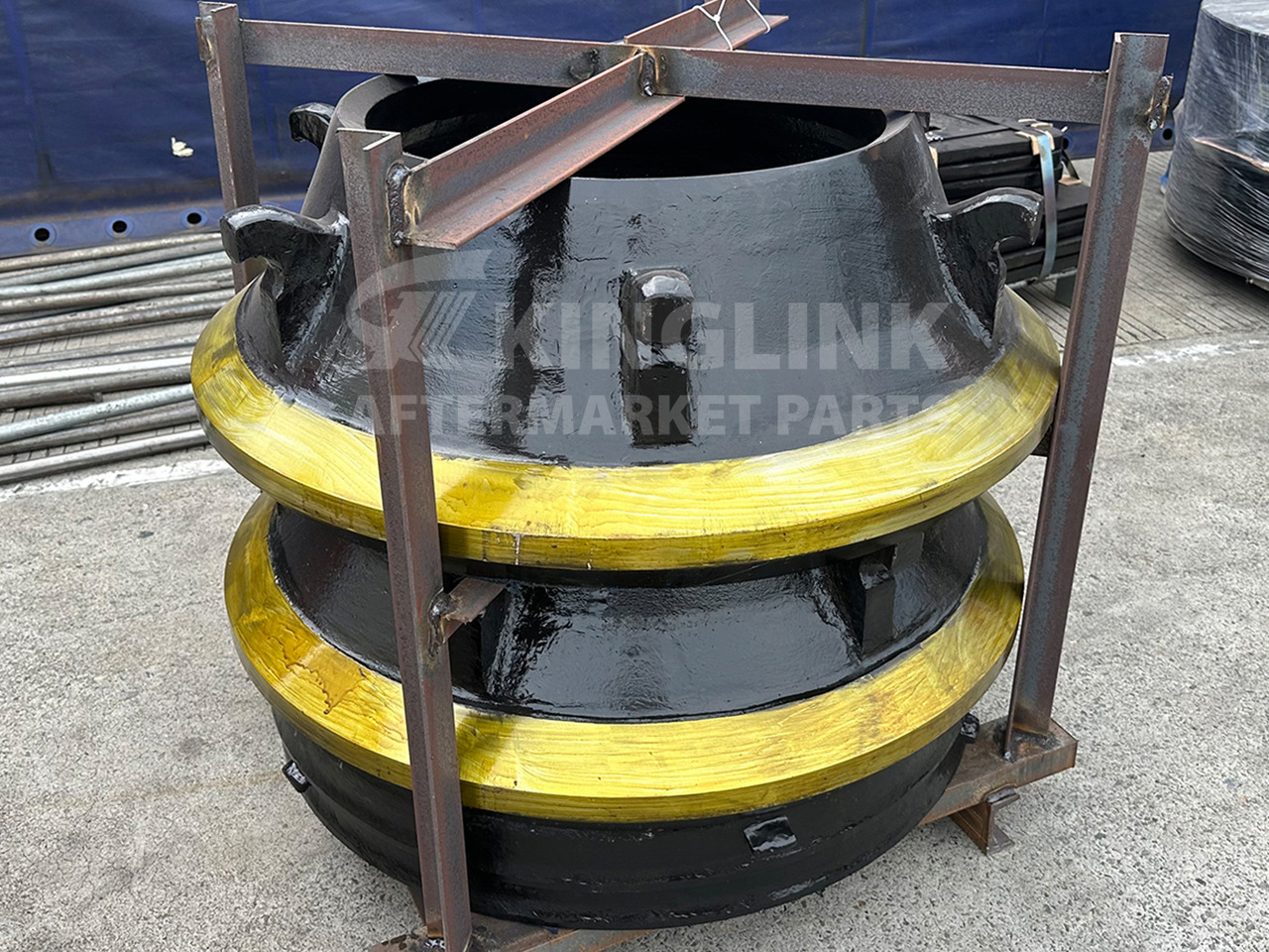 KINGLINK High Manganese Steel Mantle 17000200 and Bowl Liner 17000201 for Tc36 Cone Crusher - Rezervni deo za Građevinska mašina: slika 5 KINGLINK High Manganese Steel Mantle 17000200 and Bowl Liner 17000201 for Tc36 Cone Crusher - Rezervni deo za Građevinska mašina: slika 5