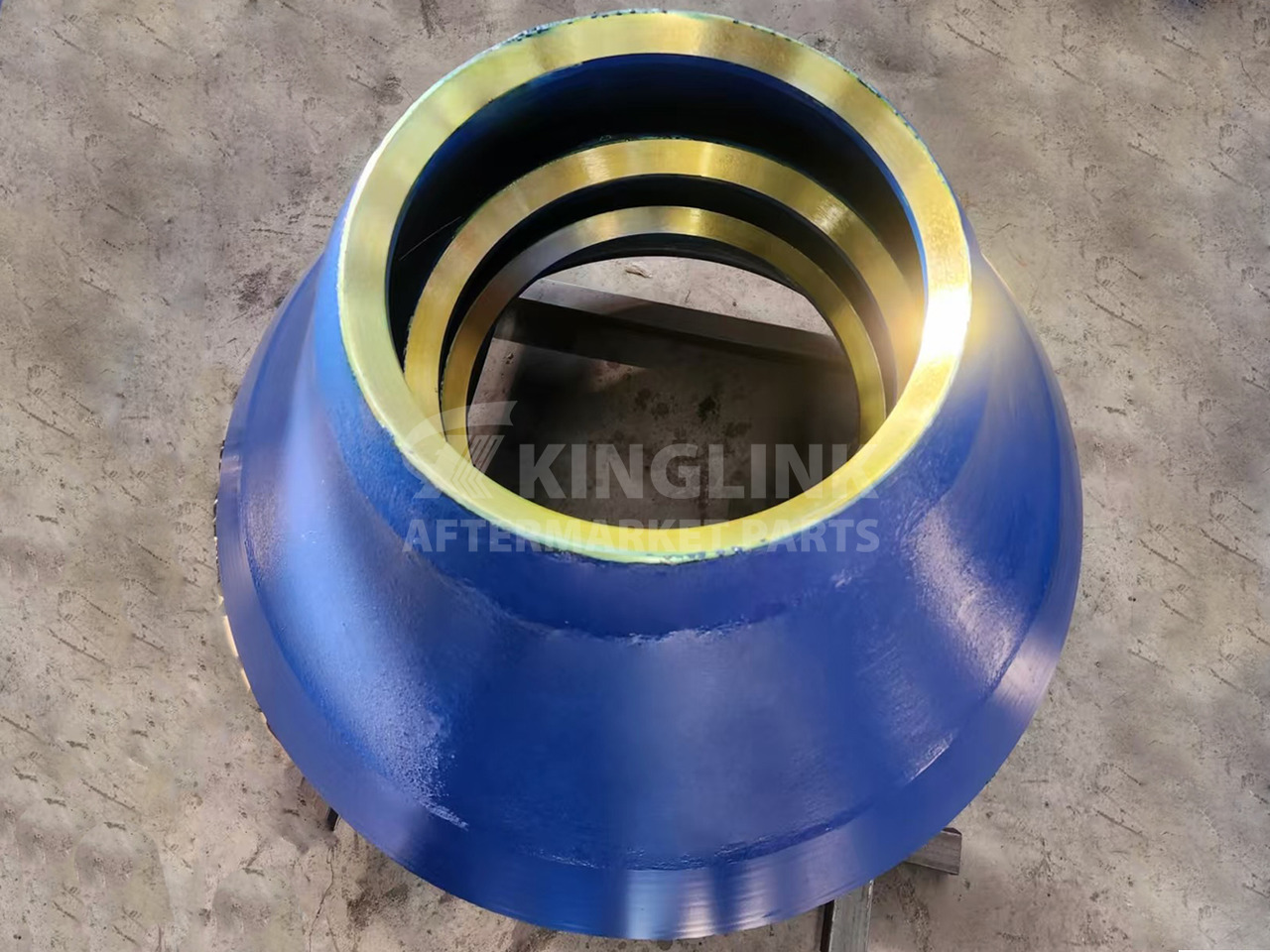 KINGLINK High Manganese Steel Mantle B 442.7230 and Concave Ring 442.8419 For CH440 Cone Crusher - Rezervni deo za Drobilica: slika 1 KINGLINK High Manganese Steel Mantle B 442.7230 and Concave Ring 442.8419 For CH440 Cone Crusher - Rezervni deo za Drobilica: slika 1