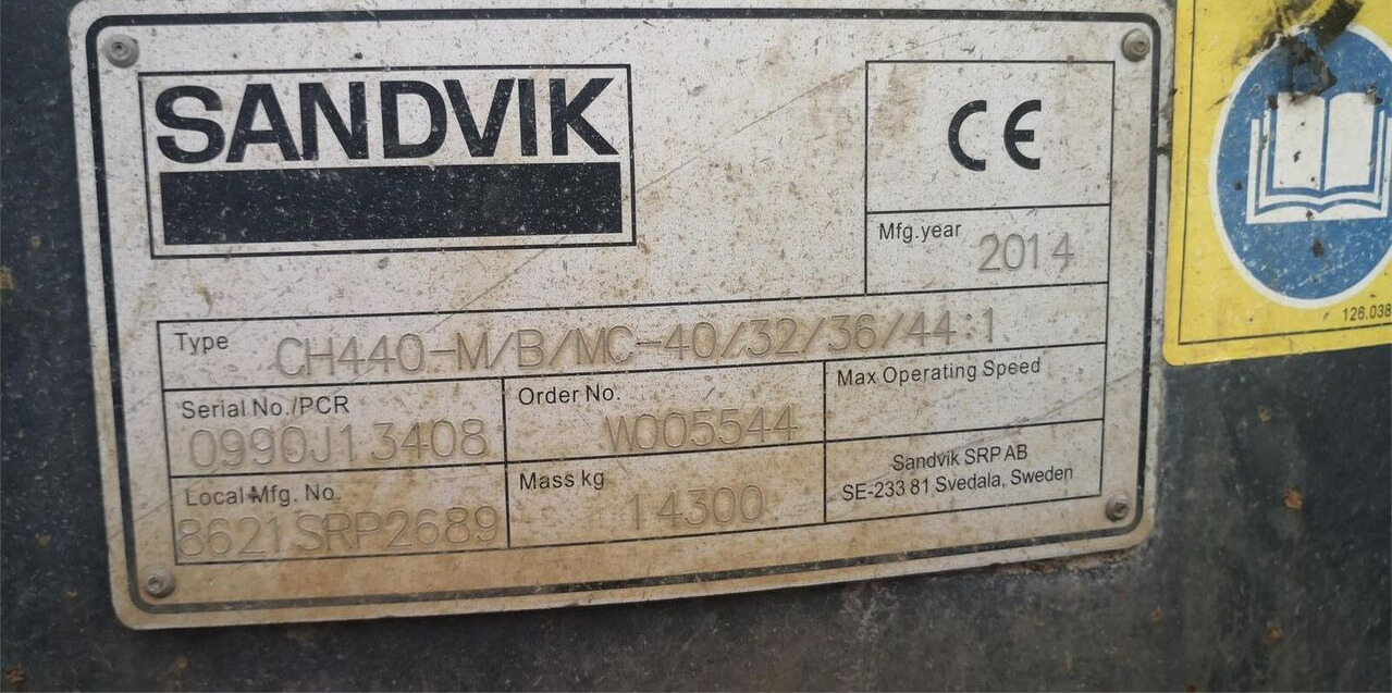 Sandvik CH440 - Konusna drobilica: slika 3 Sandvik CH440 - Konusna drobilica: slika 3
