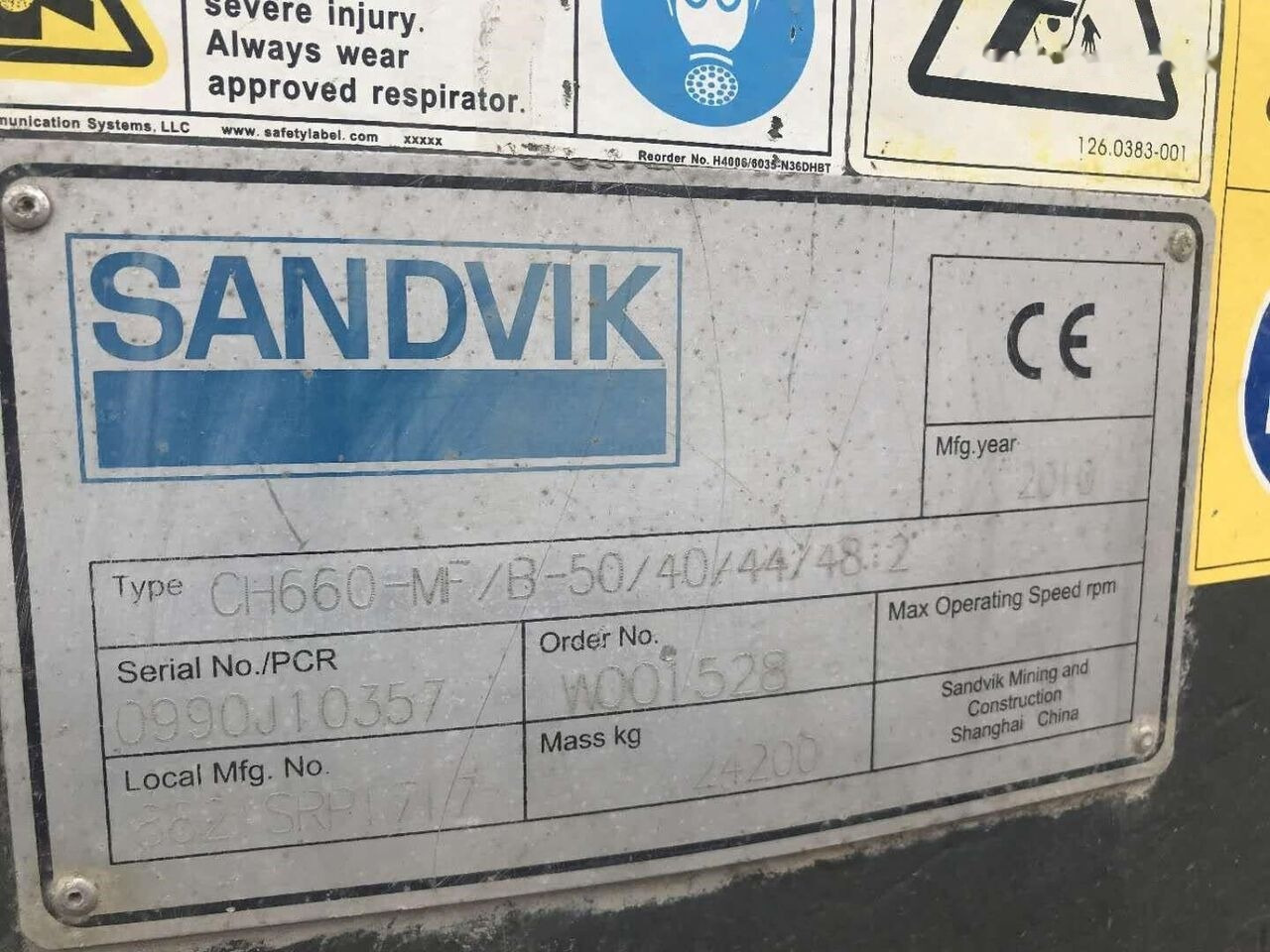Sandvik CH660 - Konusna drobilica: slika 3 Sandvik CH660 - Konusna drobilica: slika 3