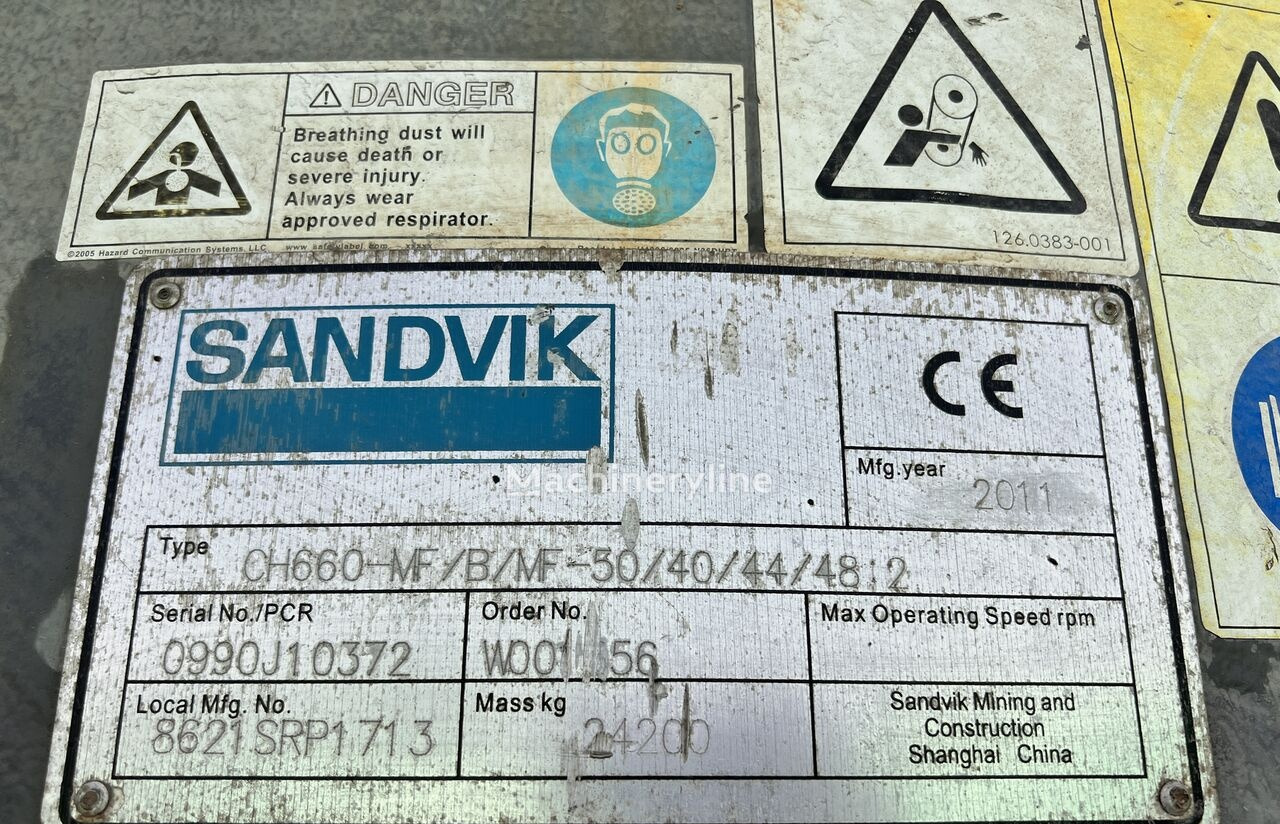 Sandvik CH660- MF Hydraulic Cone Crusher - Konusna drobilica: slika 5 Sandvik CH660- MF Hydraulic Cone Crusher - Konusna drobilica: slika 5