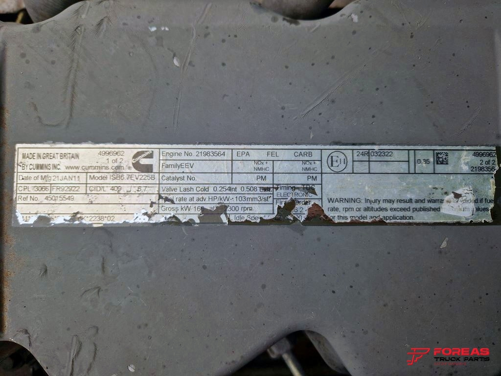Motor za Autobus CUMMINS ISB6.7 EURO EEV: slika 9