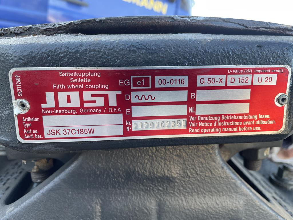 JOST JSK 37C185W - Spojnica na petom točku za Kamion: slika 5 JOST JSK 37C185W - Spojnica na petom točku za Kamion: slika 5