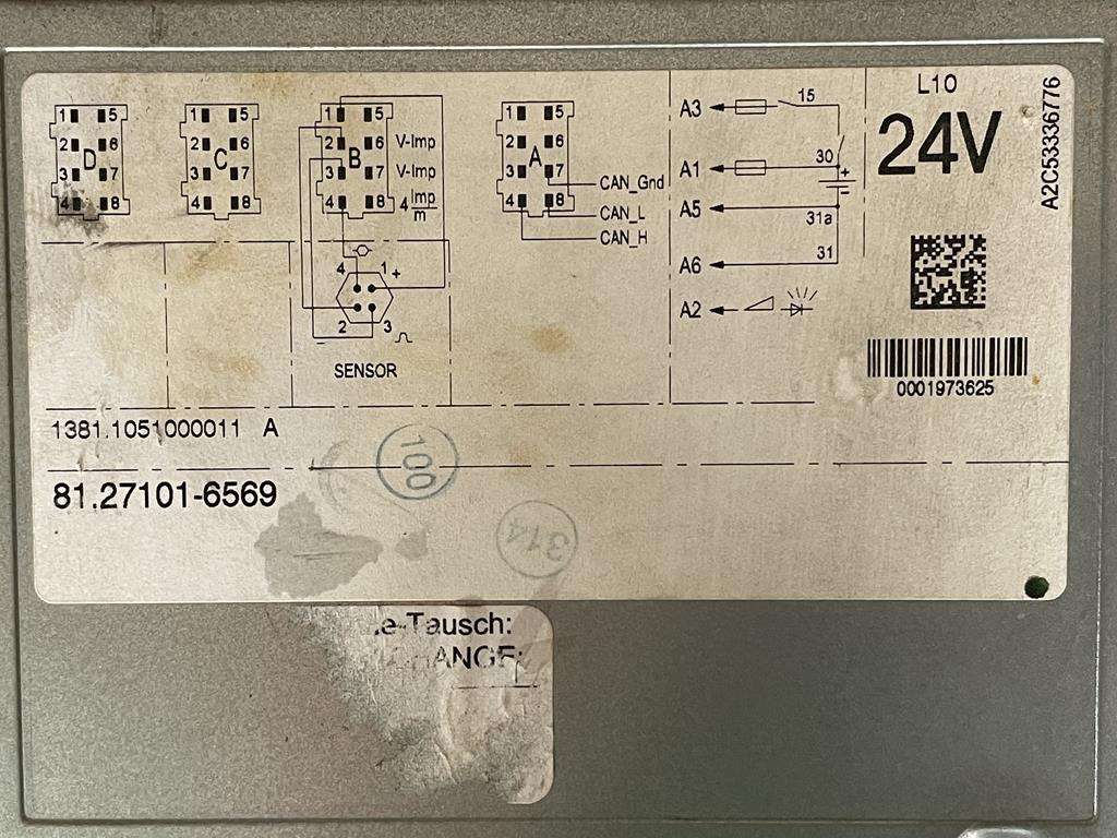 MAN 81.27101-6569 - Tahograf za Kamion: slika 3 MAN 81.27101-6569 - Tahograf za Kamion: slika 3