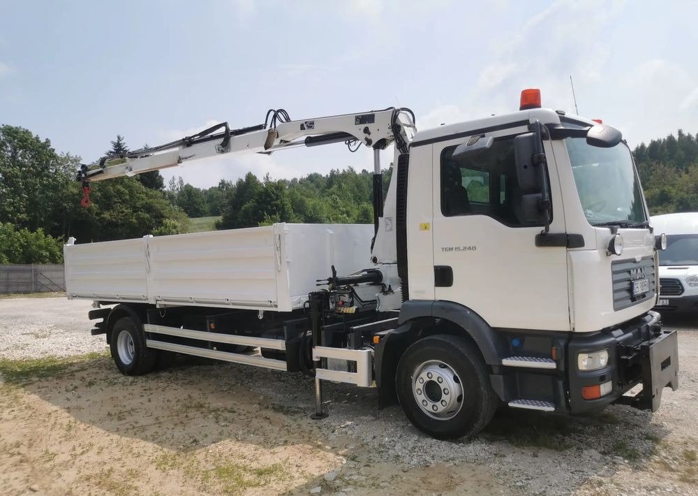 MAN TGM 15.240 Żuraw HDS HIAB + kiper wywrotka + Płyta czołowa Mały przebieg Klima - Istovarivač: slika 4 MAN TGM 15.240 Żuraw HDS HIAB + kiper wywrotka + Płyta czołowa Mały przebieg Klima - Istovarivač: slika 4