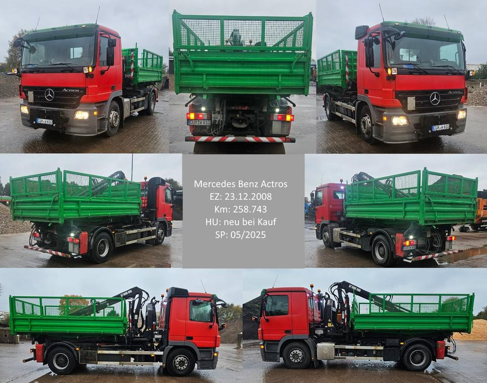 Mercedes Benz Actros | HIAB | Abroller | Kranwagen | 2008 - Kamion sa tovarnim sandukom: slika 1 Mercedes Benz Actros | HIAB | Abroller | Kranwagen | 2008 - Kamion sa tovarnim sandukom: slika 1