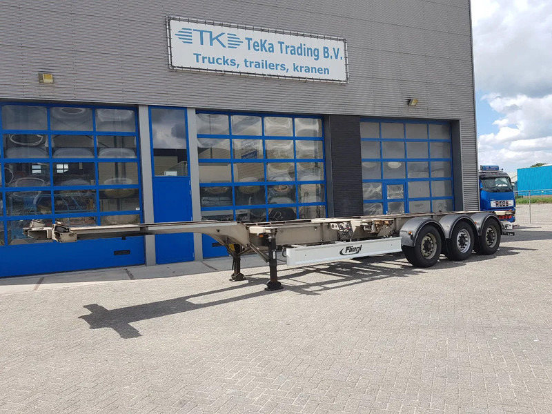 Fliegl SDS 380 MULTI BPW Disc Lift axle - Poluprikolica za prevoz kontejnera/ Poluprikolica sa promenjivim sandukom: slika 1 Fliegl SDS 380 MULTI BPW Disc Lift axle - Poluprikolica za prevoz kontejnera/ Poluprikolica sa promenjivim sandukom: slika 1