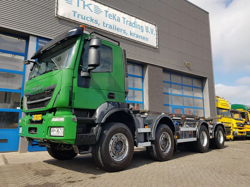 Iveco Stralis 450 8x4 Steel Nieuwe Apk/TÜV 430.000 km kettingsyst 30 t - Kamion za prevoz kontejnera/ Kamion sa promenjivim sandukom: slika 1 Iveco Stralis 450 8x4 Steel Nieuwe Apk/TÜV 430.000 km kettingsyst 30 t - Kamion za prevoz kontejnera/ Kamion sa promenjivim sandukom: slika 1