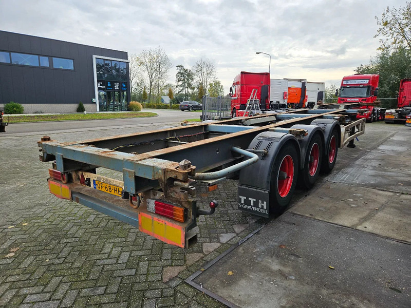 Poluprikolica za prevoz kontejnera/ Poluprikolica sa promenjivim sandukom Krone SDC 27 04B BPW Drum brakes: slika 6