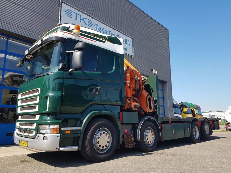 Scania R420 8x2 HIAB 800E-7 Hipro 80 ton/meter Winch Retarder - Kamion sa tovarnim sandukom: slika 2 Scania R420 8x2 HIAB 800E-7 Hipro 80 ton/meter Winch Retarder - Kamion sa tovarnim sandukom: slika 2