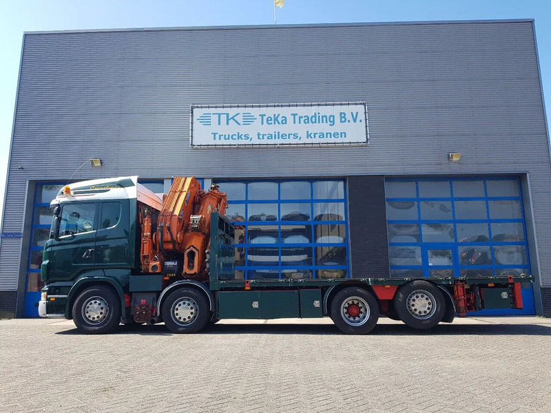 Scania R420 8x2 HIAB 800E-7 Hipro 80 ton/meter Winch Retarder - Kamion sa tovarnim sandukom: slika 5 Scania R420 8x2 HIAB 800E-7 Hipro 80 ton/meter Winch Retarder - Kamion sa tovarnim sandukom: slika 5