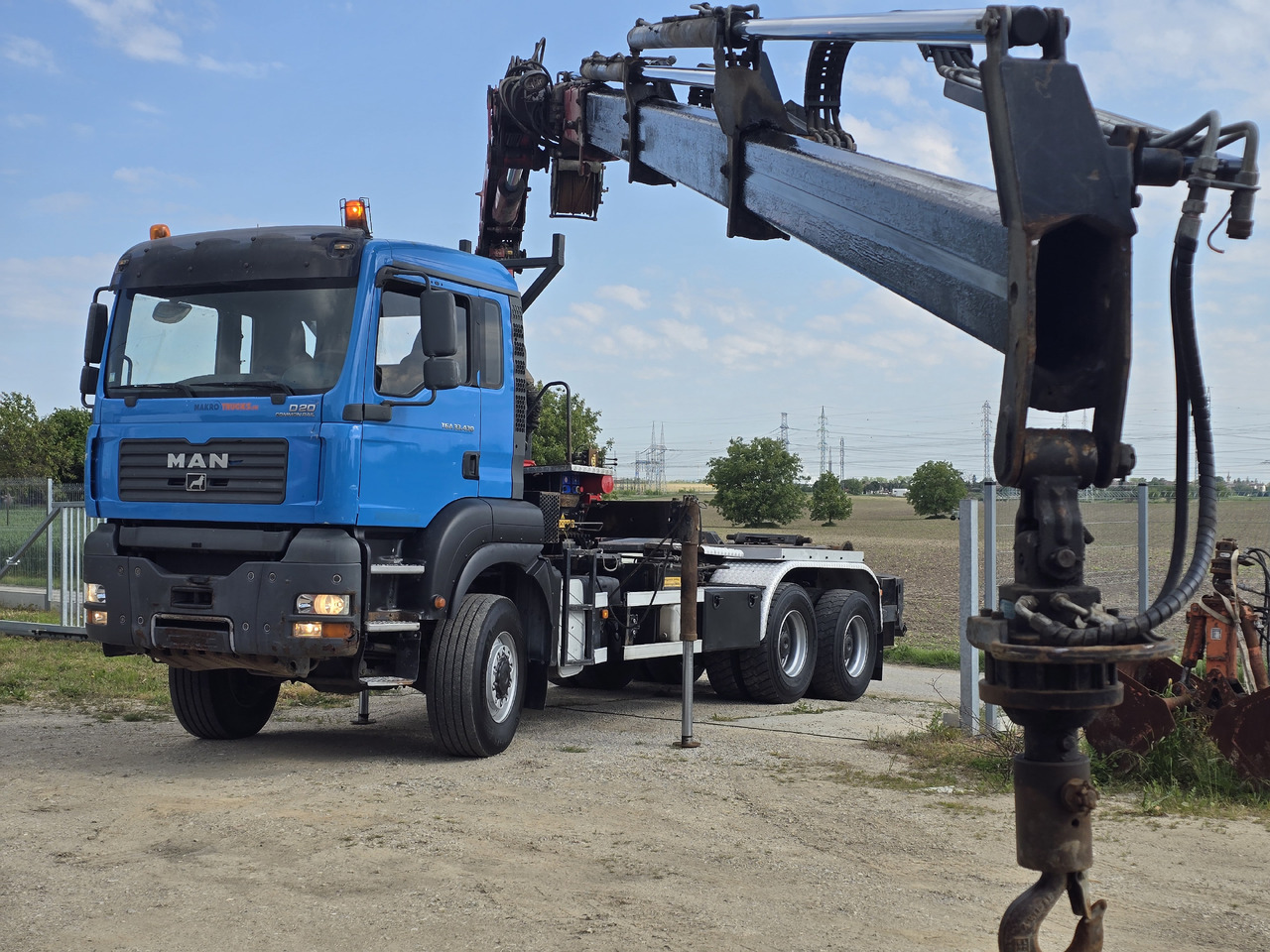 Kamion sa hidrauličnom kukom, Kamion sa dizalicom MAN TGA 33.430 6X6 / HMF 1823 K3+REM.CON./ HOOK SYSTEM 2x in stock: slika 10
