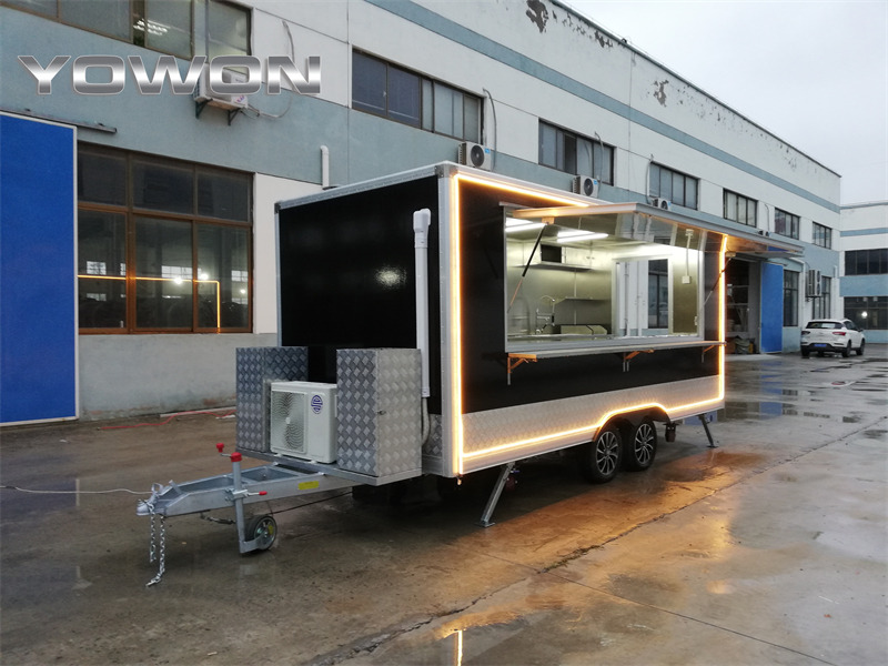 YOWON vintage model square food truck catering truck - Prikolica za hrane: slika 3 YOWON vintage model square food truck catering truck - Prikolica za hrane: slika 3
