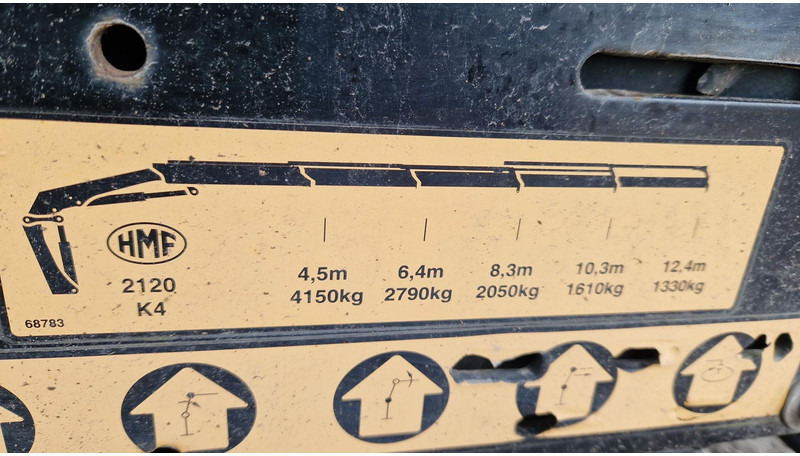 HMF 2120K4 700 hours - Kran za kamion za Kamion: slika 5 HMF 2120K4 700 hours - Kran za kamion za Kamion: slika 5