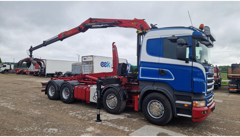 Kamion sa hidrauličnom kukom, Kamion sa dizalicom Scania R500 8X4 Epsilon E250Z95: slika 15