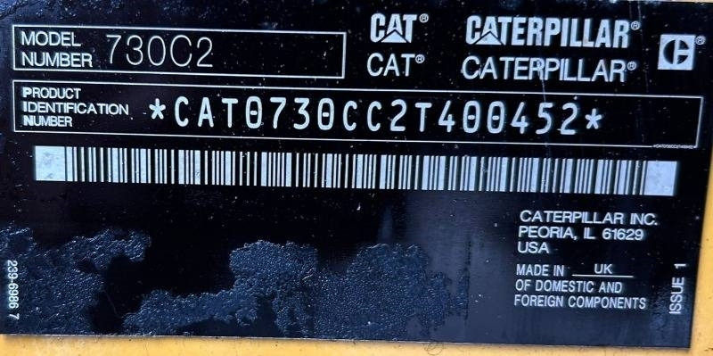 CAT 730 C2 (CE marked / under preparation) - Zglobni kiper: slika 2 CAT 730 C2 (CE marked / under preparation) - Zglobni kiper: slika 2