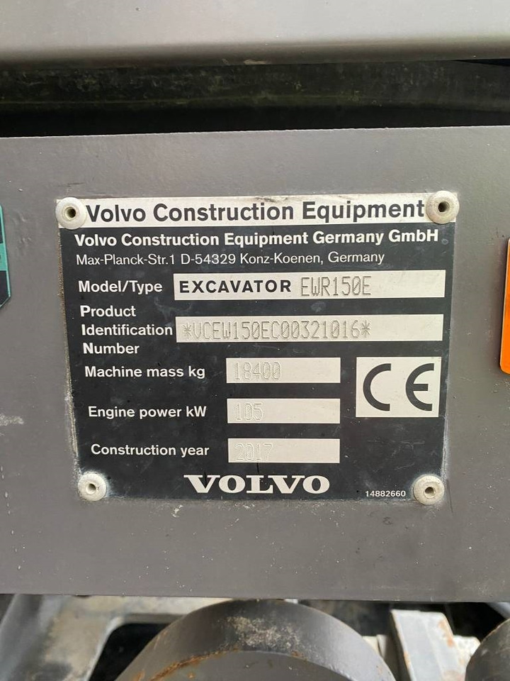 Volvo EWR 150 E (Under Preparation) - Bager točkaš: slika 2 Volvo EWR 150 E (Under Preparation) - Bager točkaš: slika 2