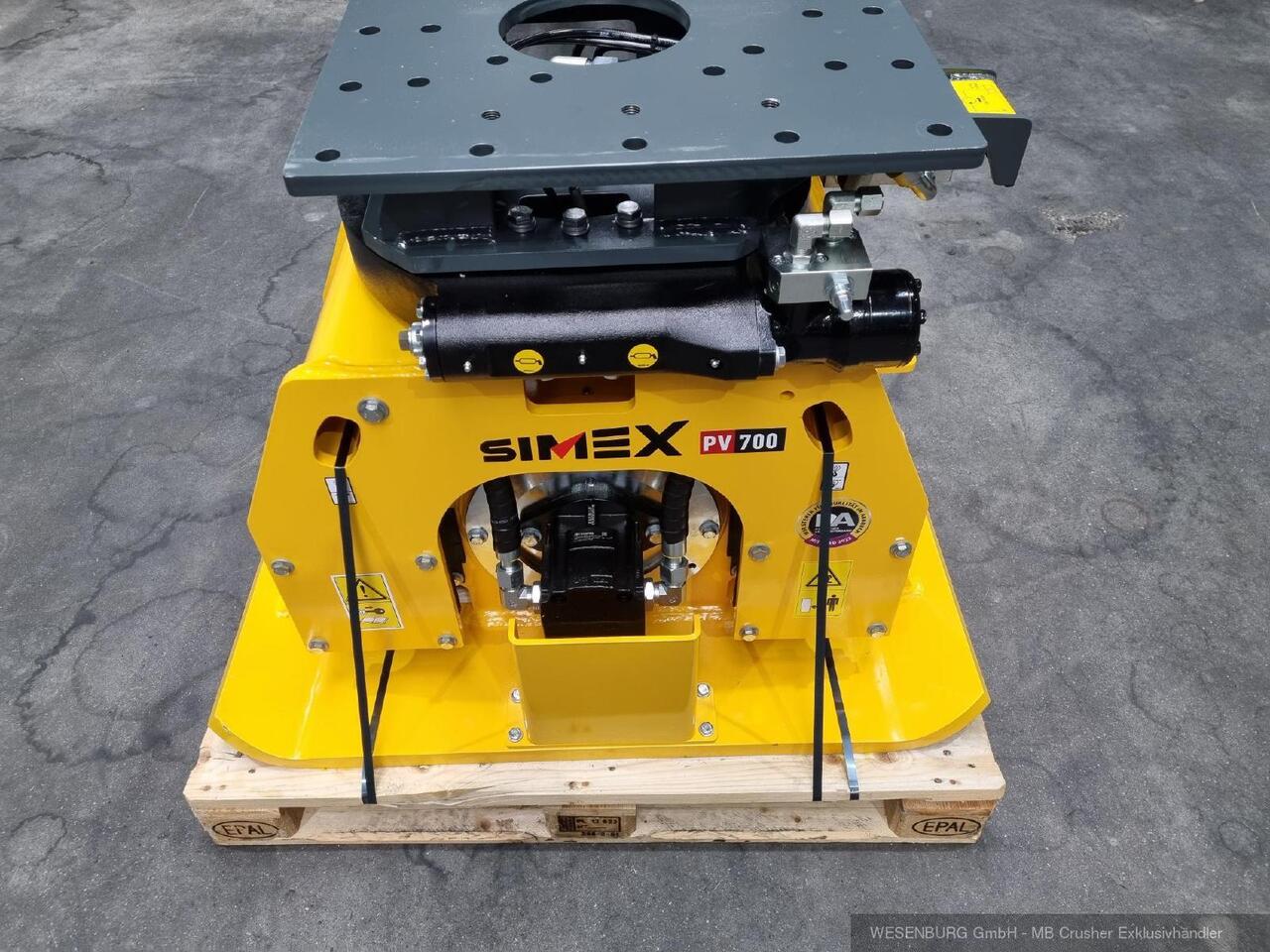 Simex Anbauverdichter PV700 inkl. Drehwerk Anbauklasse 12 - 25 t - Dodatak, Vibraciona ploča za Bager: slika 3 Simex Anbauverdichter PV700 inkl. Drehwerk Anbauklasse 12 - 25 t - Dodatak, Vibraciona ploča za Bager: slika 3
