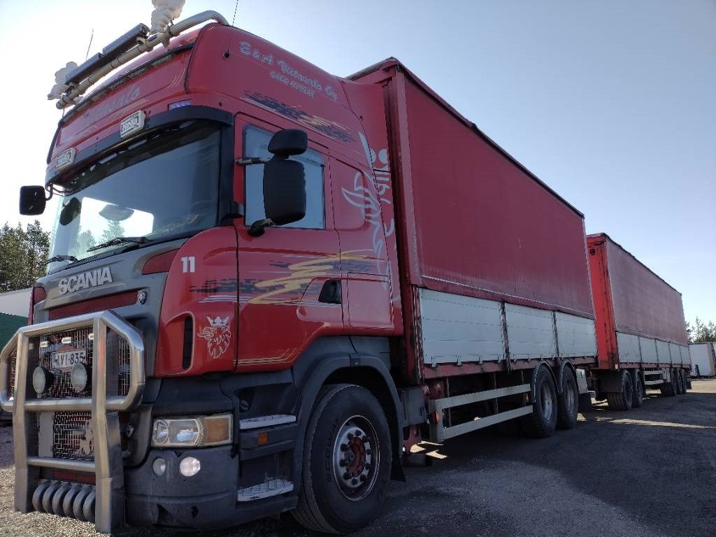 Kamion sa ceradom Scania Nousukapelli+Jyki kärry 3m sisäkork.liukukatot: slika 6