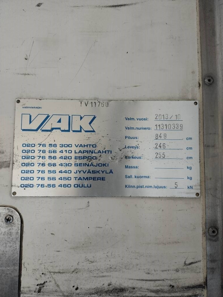 Scania P360 4x2 Vak kylmäkori,lumikko+pl - Hladnjača: slika 5 Scania P360 4x2 Vak kylmäkori,lumikko+pl - Hladnjača: slika 5