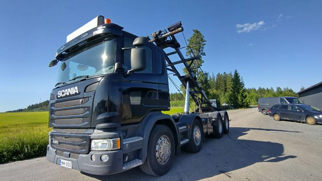Scania R490 8x4 multilift vaijerilaite,napaperät - Kamion za utovaranje kontejnera: slika 2 Scania R490 8x4 multilift vaijerilaite,napaperät - Kamion za utovaranje kontejnera: slika 2
