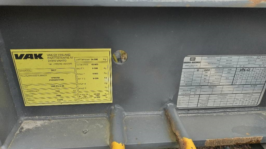 VAK V-Slider pressulinkki - Poluprikolica sa ceradom: slika 5 VAK V-Slider pressulinkki - Poluprikolica sa ceradom: slika 5