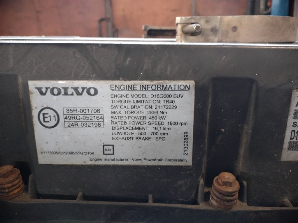 Volvo D16G täys korjattu moottori - Motor za Kamion: slika 4 Volvo D16G täys korjattu moottori - Motor za Kamion: slika 4