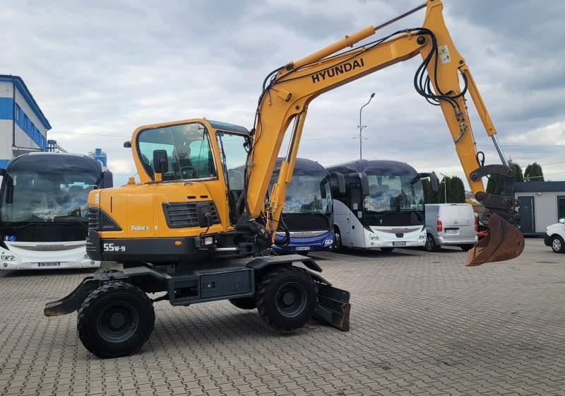 Hyundai ROBEX 55W-9 EXCAVATOR / SPROWADZONY Z FRANCJI - Bager točkaš: slika 4 Hyundai ROBEX 55W-9 EXCAVATOR / SPROWADZONY Z FRANCJI - Bager točkaš: slika 4
