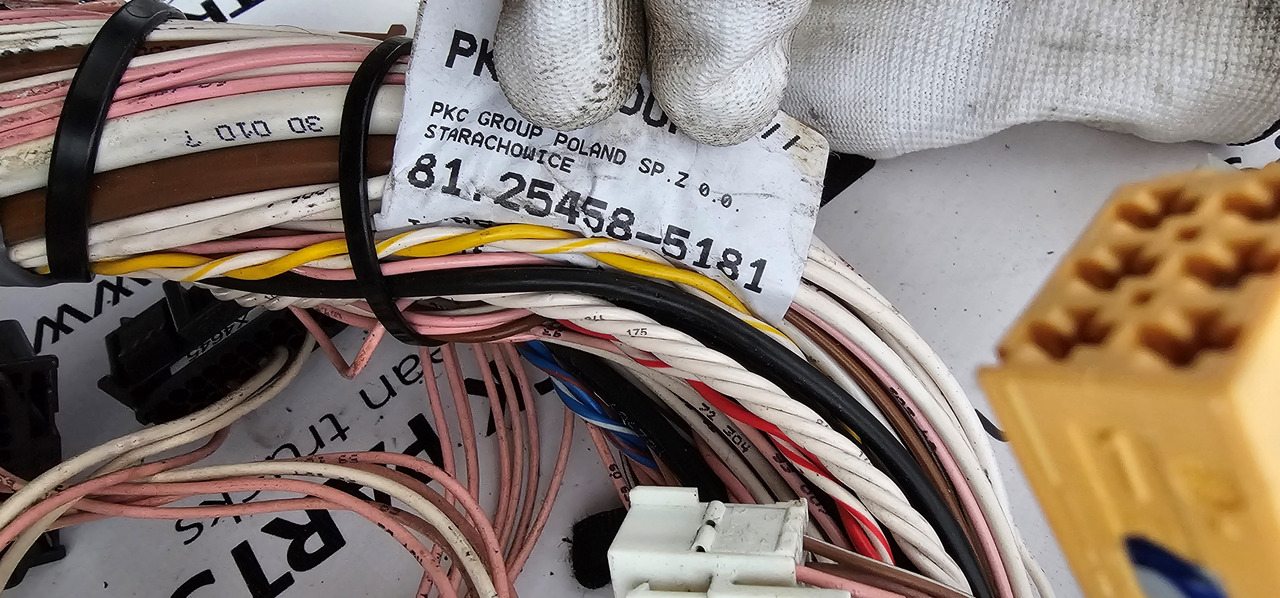 Rezervni deo za Kamion MAN MAN TGX, TGS EURO6 cable harness with connectors inside cab, full set, wiring set electric support 81254586184, 81254585181, 81254566672, 81254595085, 81254585533, 81254566749: slika 6